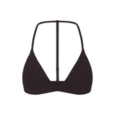 NikeSKIMS STUDIO STRETCH T-BACK TRIANGLE BRA | DARK ROAST