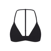 NikeSKIMS STUDIO STRETCH T-BACK TRIANGLE BRA | OBSIDIAN