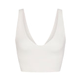 NikeSKIMS MATTE V-NECK BRA TOP | IVORY