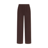 FRENCH TERRY STRAIGHT LEG PANT | ESPRESSO