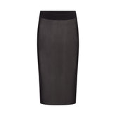 MESH COVER-UPS MIDI SKIRT | ONYX