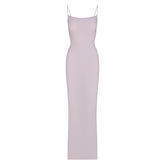 SOFT LOUNGE LONG SLIP DRESS | IRIS MICA