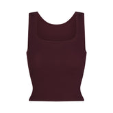COTTON RIB TANK | CURRANT