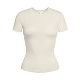 COTTON JERSEY T-SHIRT | BONE