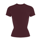 COTTON JERSEY T-SHIRT | CURRANT