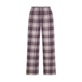 FLANNEL SLEEP OVERSIZED PANT | IRIS MICA PLAID