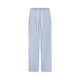 COTTON POPLIN SLEEP OVERSIZED PANT | MARINA MESH STRIPE