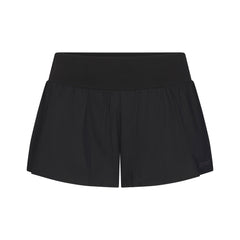 WOVEN COTTON FLUTTER SHORT | ONYX