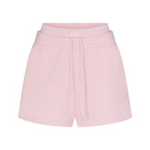 COTTON FLEECE DOUBLE WAISTBAND SHORT | CHERRY BLOSSOM