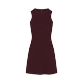 COTTON RIB TANK DRESS | CURRANT