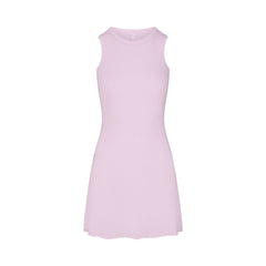 COTTON RIB TANK DRESS | SUGAR PLUM