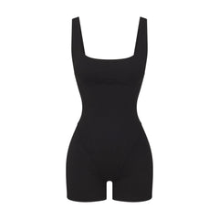 NikeSKIMS MATTE CORSET 2" ONE PIECE | OBSIDIAN