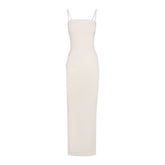 VETTESE X SKIMS SHEER MODAL LONG DRESS | ECRU