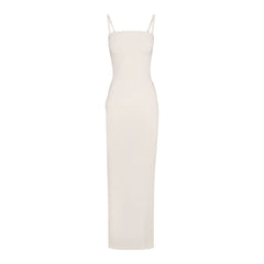VETTESE X SKIMS SHEER MODAL LONG DRESS | ECRU