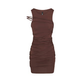 VETTESE X SKIMS SMOOTH LAYERS TANK DRESS | COCOA