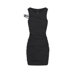 VETTESE X SKIMS SMOOTH LAYERS TANK DRESS | ONYX
