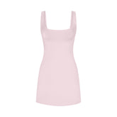 COTTON JERSEY MINI DRESS | CHERRY BLOSSOM