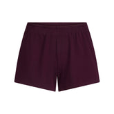COTTON JERSEY LOOSE SHORT | CURRANT