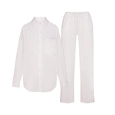 ORGANIC COTTON SLEEP LONG SLEEVE SET | SNOW