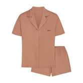 ORGANIC COTTON SLEEP SHORT SLEEVE SET | SIENNA