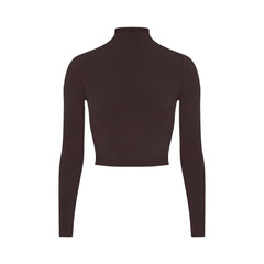 NikeSKIMS VINTAGE SEAMLESS MOCK NECK CROP TOP | PHOENIX