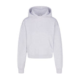 COTTON FLEECE HOODIE | LIGHT HEATHER GREY