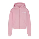COTTON FLEECE LOGO CLASSIC ZIP UP HOODIE | HALITE WITH SNOW LOGO