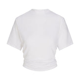 WORN IN JERSEY KNOT BACK T-SHIRT | SNOW