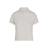 WORN IN JERSEY POLO | LIGHT HEATHER GREY