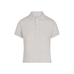 WORN IN JERSEY POLO | LIGHT HEATHER GREY