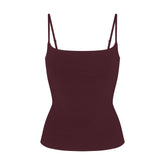COTTON JERSEY CAMI | CURRANT