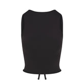 COTTON JERSEY TIE BACK TANK | SOOT