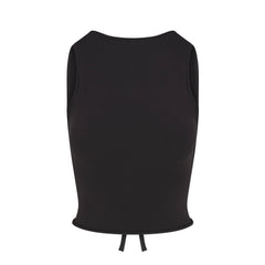 COTTON JERSEY TIE BACK TANK | SOOT