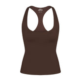 NikeSKIMS MATTE RACERBACK TANK | DARK SEPIA