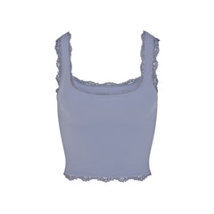 FITS EVERYBODY LACE TANK | SLATE TONAL