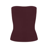 COTTON JERSEY TUBE TOP | CURRANT