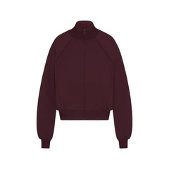 NikeSKIMS MATTE TRICOT TRACK JACKET | CURRANT