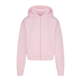 COTTON FLEECE CLASSIC ZIP UP HOODIE | CHERRY BLOSSOM