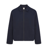 HEAVYWEIGHT FLEECE MENS SHERPA-LINED ZIP UP JACKET | NAVY