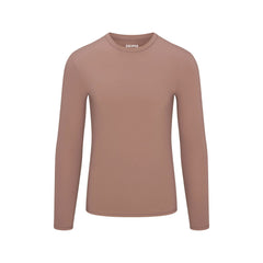 FITS EVERYBODY MENS SLIM LONG SLEEVE T-SHIRT | UMBER