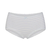 LIGHTWEIGHT COTTON LACE BOY SHORT | AIRSPACE LAGUNA STRIPE