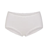 LIGHTWEIGHT COTTON LACE BOY SHORT | SNOW