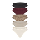 FITS EVERYBODY CHEEKY BRIEF 5-PACK | DESERT LEOPARD MULTI