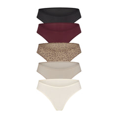 FITS EVERYBODY CHEEKY BRIEF 5-PACK | DESERT LEOPARD MULTI