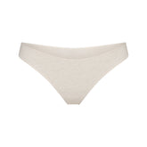 LIGHTWEIGHT COTTON THONG | OATMEAL HEATHER