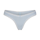 LIGHTWEIGHT COTTON LACE THONG | AIRSPACE