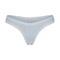 LIGHTWEIGHT COTTON LACE THONG | AIRSPACE