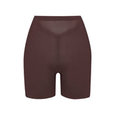 SHEER SCULPT LOW BACK SHORT | COCOA