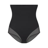 POWER MESH SHAPEWEAR CORE SCULPT HIGH-WAISTED BRIEF | ONYX