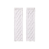 COZY LIGHT CABLE KNIT LEG WARMERS | IVORY